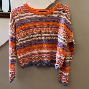 Colorful Striped Women's Sweater